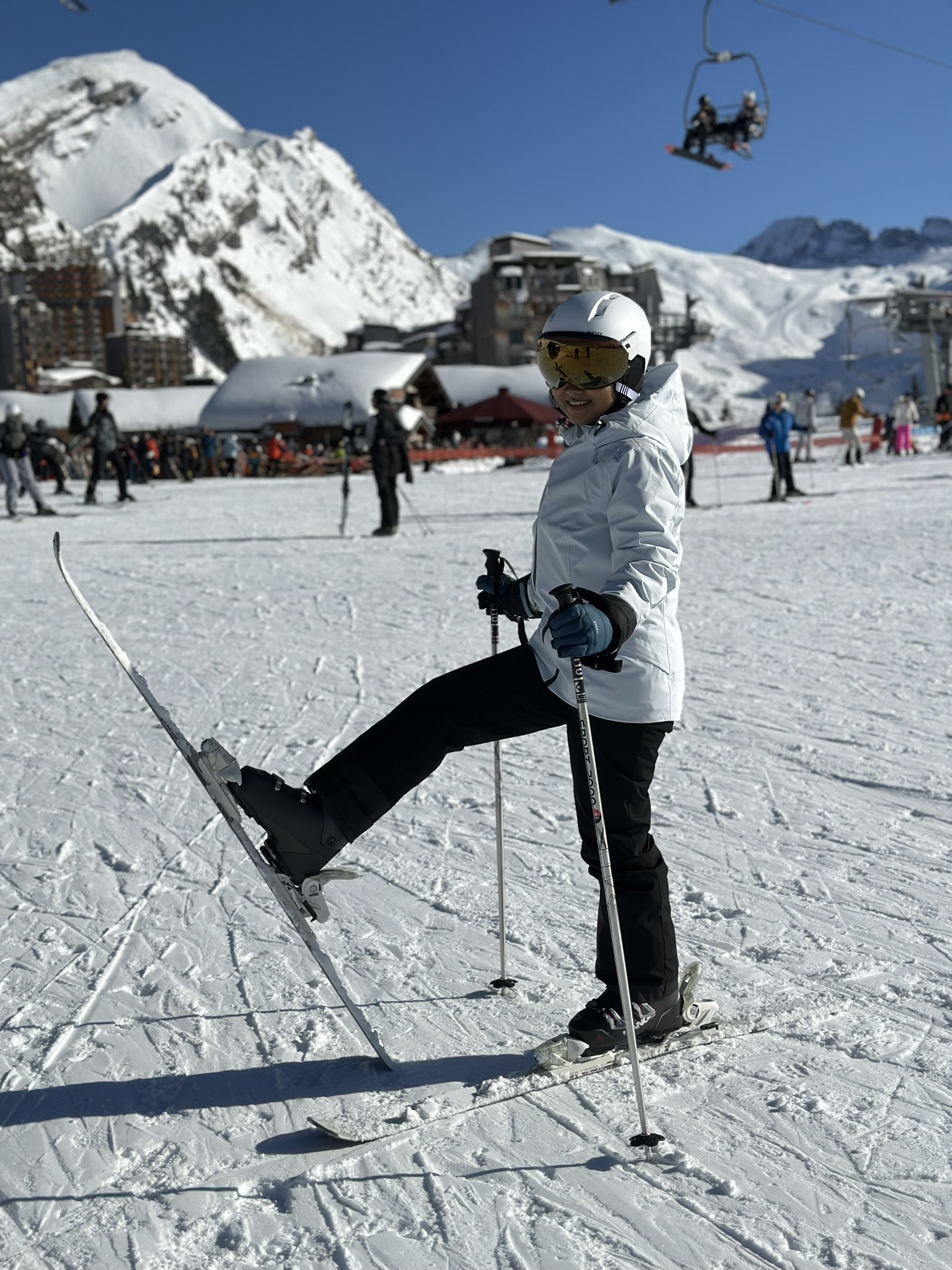 Skiing